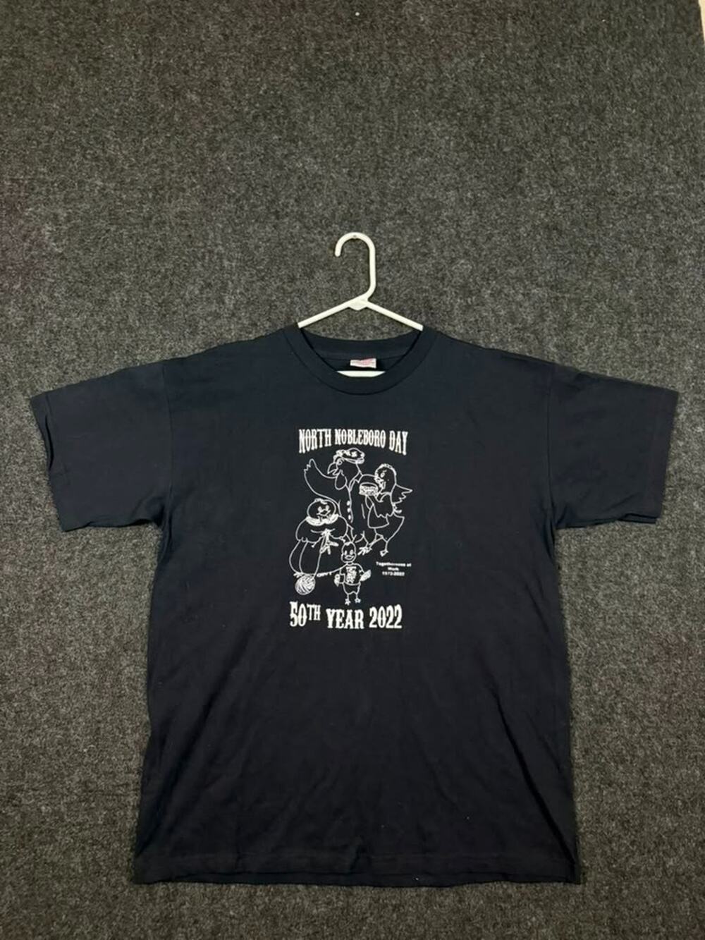 North Norfork Day 50th Year 2022 Bayside Heavyweight T-Shirt USA XL Black